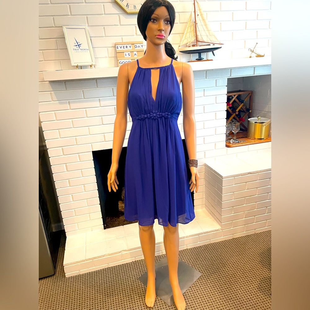 Verty Dress Size Large Royal Blue